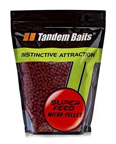 Tandem Baits SuperFeed Micro Pellet Chili Robin Red Karpfen-Pellets | Pellets für Karpfen Angeln ohne Mühe | Köder zum Große-Fische-Angeln | Karpfenzubehör für Profis & Hobby-Angler 6mm 1 kg von Tandem Baits
