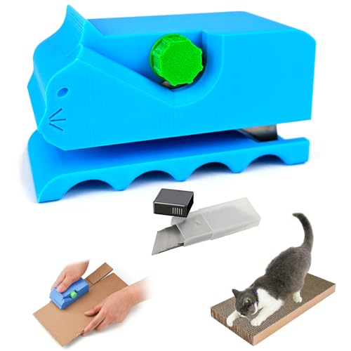 Tangdudu 3D Gedruckter Kartonschneider, Katzen Kratzen Kartonschneider, DIY Katzenkratzer Kartonschneider Werkzeug, Katzenkratzer Schneidemaschine Für Selbstgemachte Katzenkratzbretter Tangdudu 3D Gedruckter Kartonschneider, Katzen Kratzen Kartonschneider, DIY Katzenkratzer Kartonschneider Werkzeug, Katzenkratzer Schneidemaschine Für Selbstgemachte Katzenkratzbretter von Tangdudu