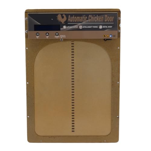 Tangxi Öffnen Sie Hühnertür, Leichter Sensor mit Automatischer Hühnerentür mit Sonnenenergie Angetrieben (Gold) von Tangxi