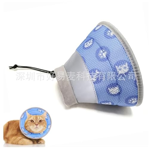 Tansheep Recovery Pet Cone E-Halsband für Katzen Welpen Kaninchen, Kunststoff Elizabeth Schutzhalsband Wundheilung Praktische Halsabdeckung von Tansheep