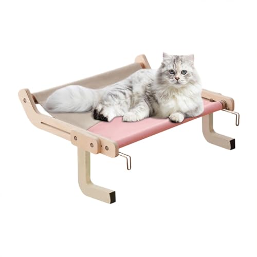 Fensterplätze Für Katzen, Katzenbett Katzenhängebett Balkon Fenster Katzenhängematte Hängende Katzennest Fenster Hängebett Katze Hängende Holzbett Montage Für Fensterbank, Nachttisch, Schublade Fensterplätze Für Katzen, Katzenbett Katzenhängebett Balkon Fenster Katzenhängematte Hängende Katzennest Fenster Hängebett Katze Hängende Holzbett Montage Für Fensterbank, Nachttisch, Schublade von Tanxemery
