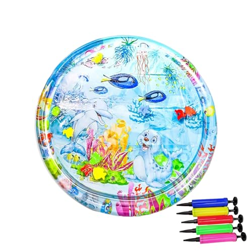 Katzen Spielmatte Wasser, Verdickte Sensorische Wasser Spielmatte Zur Sinnesanregung,Aufblasbare Wassersensor Spielmatte Mit 1 Zufällige Farbe Inflator Interaktives Wassermatte Für Katzen Hunde Kinder Katzen Spielmatte Wasser, Verdickte Sensorische Wasser Spielmatte Zur Sinnesanregung,Aufblasbare Wassersensor Spielmatte Mit 1 Zufällige Farbe Inflator Interaktives Wassermatte Für Katzen Hunde Kinder von Tanxemery