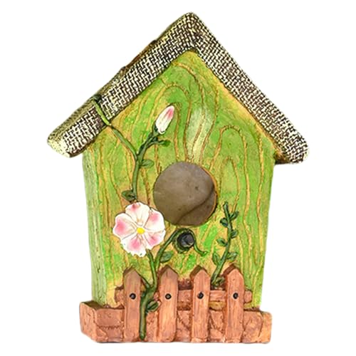 Outdoor -Vogelhäuser, Vogelhäuser für Outdoors, Harz im Freien Vogel Nest, Bunte Nistkiste, dekoratives Haustierhaus, Gartendekoration, Baumhalterde für Outdoor -Vogelhäuser, Vogelhäuser für Outdoors, Harz im Freien Vogel Nest, Bunte Nistkiste, dekoratives Haustierhaus, Gartendekoration, Baumhalterde für von Tanxemery