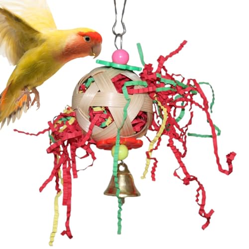 Tanxemery Vögel zerkleinern Spielzeug, Shredder Ball Vogelspielzeug - Futterspielzeug für | Bird Bird Supplies Kauspielzeug, geeignet für Sittiche, Hühner, Hamster, Rennmäuse Tanxemery Vögel zerkleinern Spielzeug, Shredder Ball Vogelspielzeug - Futterspielzeug für | Bird Bird Supplies Kauspielzeug, geeignet für Sittiche, Hühner, Hamster, Rennmäuse von Tanxemery