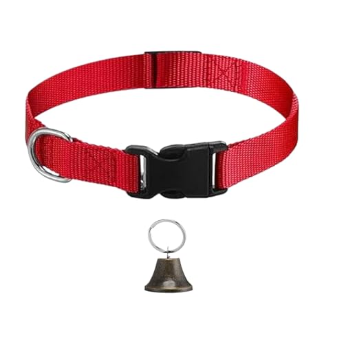 Ziegenhalsbänder mit Glöckchen – verstellbares Halsband für Schafe – Klangglocke für Weide, Zubehör für Vieh, Training, Tiere, Schafe, Ziegen, Kuh, Halsband für Tiere von Tanxemery