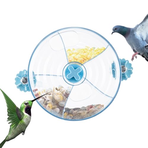Futterrad Für Vögel - Rotierendes Futtersystem Für Sittiche - Interaktives Beschäftigungsrad Für Vögel Kakadus Unzertrennliche Sittiche Geistige Anreicherung Im Käfig von Tanxier