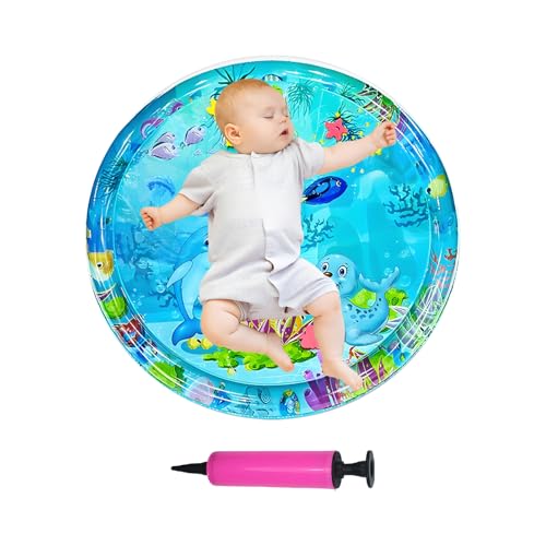 Katzen Wasserbett | Interaktive PVC Sinnesmatte Für Katzen - Tragbar Aufblasbar Kühlmatte Spielzeug Für Welpen Kätzchen Innenbereich von Tanxier
