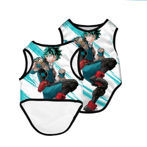 MHA Hund Kleidung Haustier Shirt Katsuki Bakugou Izuku Midoriya Hund Recovery Suit Dog Summer Clothes MHA Pet Outfit von Taoyuany