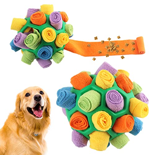 Taozoey Schnüffelball für Hunde, Schnüffelteppich für Hunde, Intelligenzspielzeug für Hunde, Interaktives Hundespielzeug, Futtermatte für Kleine Mittelgroße Hunde von Taozoey
