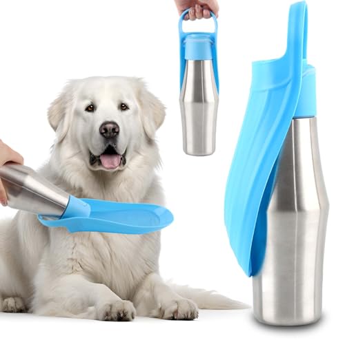 Trinkflasche Hunde für Unterwegs, Taozoey 750ml Haustier Wasserspender AntibaktErielle, Auslaufsicher Hund Katze Reisen Trinken Flasche Schüssel, für Täglich Spazieren Gehen Reisen Campen Trinkflasche Hunde für Unterwegs, Taozoey 750ml Haustier Wasserspender AntibaktErielle, Auslaufsicher Hund Katze Reisen Trinken Flasche Schüssel, für Täglich Spazieren Gehen Reisen Campen von Taozoey