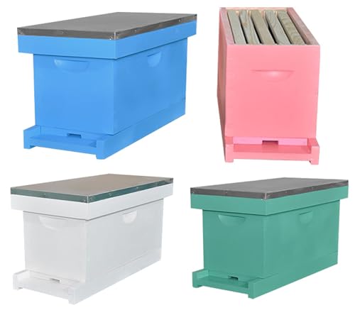 Tar River Outdoor Products Complete 5 Frame Bee Nuc Box Painted with Waxed Foundation Frames (Pink) von Tar River Outdoor Products