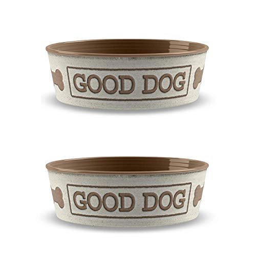 Tarhong Voerbak Good Dog Melamine Wit Taupe-17X17X6 CM 950 ML Tarhong Voerbak Good Dog Melamine Wit Taupe-17X17X6 CM 950 ML von TarHong