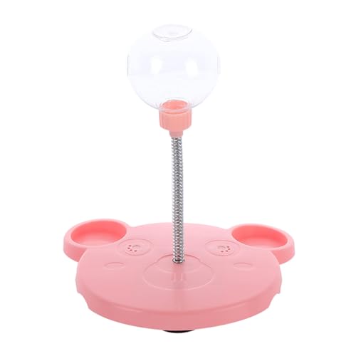 Tarange Hunde Intelligenzspielzeug, Wackelndes Hundeleckerli Spielzeug, Interaktiver Spielball Für Hunde, Leckerli Ball Für Hunde Mit Saugnapf, Leckerli Spenderbälle Für Haustiere (Rosa) von Tarange