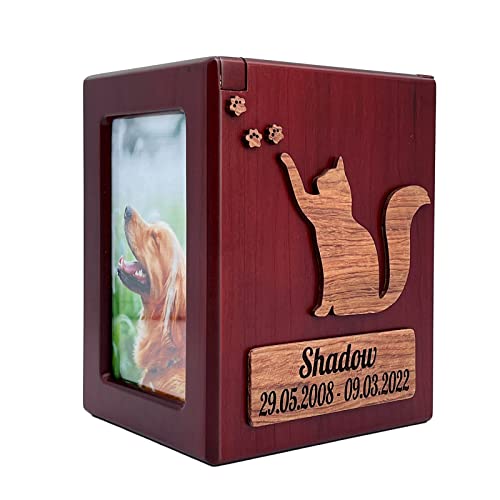 Tarngod Benutzerdefinierter Name und Datum, gravieren Sie Ihren Segentext, benutzerdefinierte Urne, Haustierurne für Hunde und Katzen, Souvenir-Holzbox. Tarngod Benutzerdefinierter Name und Datum, gravieren Sie Ihren Segentext, benutzerdefinierte Urne, Haustierurne für Hunde und Katzen, Souvenir-Holzbox. von Tarngod
