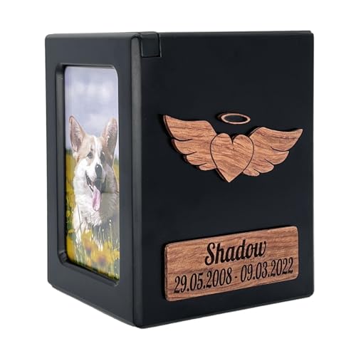 Tarngod Individueller Name und Datum, gravieren Sie Ihren Segentext, benutzerdefinierte Urne, Haustierurne für Hunde und Katzen, Souvenir-Holzkiste Tarngod Individueller Name und Datum, gravieren Sie Ihren Segentext, benutzerdefinierte Urne, Haustierurne für Hunde und Katzen, Souvenir-Holzkiste von Tarngod