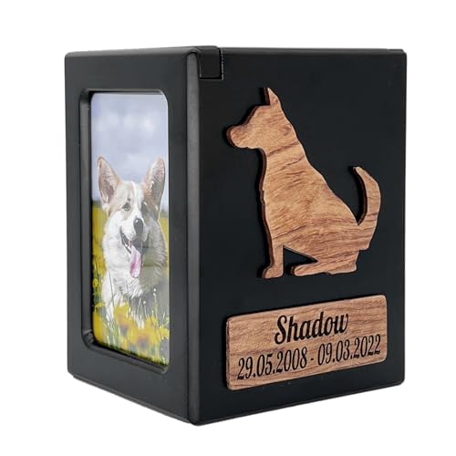 Tarngod Individueller Name und Datum, gravieren Sie Ihren Segentext, benutzerdefinierte Urne, Haustierurne für Hunde und Katzen, Souvenir-Holzkiste Tarngod Individueller Name und Datum, gravieren Sie Ihren Segentext, benutzerdefinierte Urne, Haustierurne für Hunde und Katzen, Souvenir-Holzkiste von Tarngod