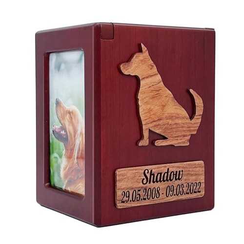 Tarngod Individueller Name und Datum, gravieren Sie Ihren Segentext, benutzerdefinierte Urne, Haustierurne für Hunde und Katzen, Souvenir-Holzkiste Tarngod Individueller Name und Datum, gravieren Sie Ihren Segentext, benutzerdefinierte Urne, Haustierurne für Hunde und Katzen, Souvenir-Holzkiste von Tarngod