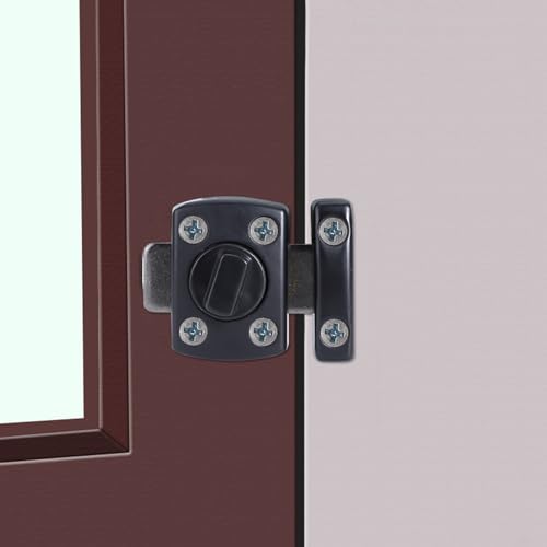 Taruor Heavy Duty Zink Alloy Screw/Fastener Latch Safety Guard für Türen Fenster und Schränke Schwarz Taruor Heavy Duty Zink Alloy Screw/Fastener Latch Safety Guard für Türen Fenster und Schränke Schwarz von Taruor
