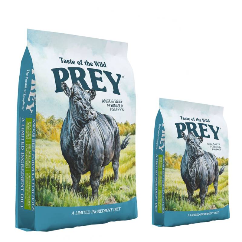 11,4 kg + 3,6 kg gratis! 15 kg Taste of the Wild Prey - Angus-Rind von Taste of the Wild Prey