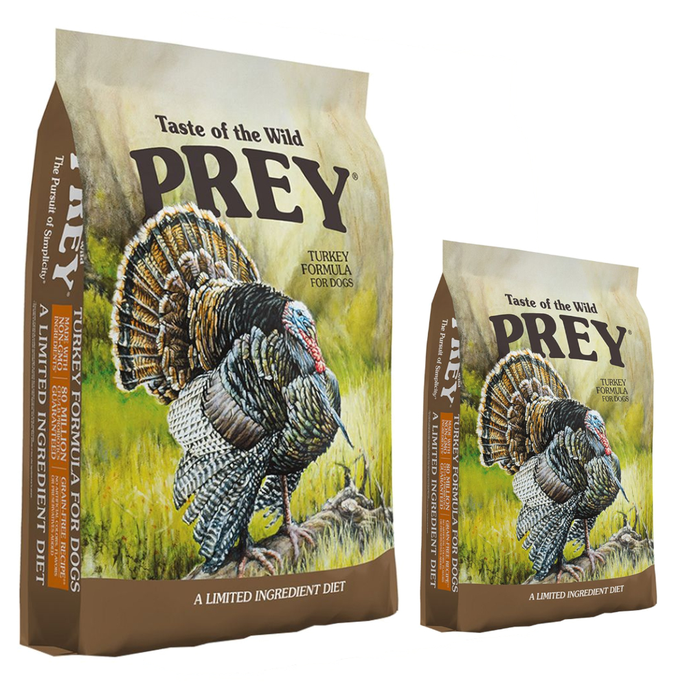 11,4 kg + 3,6 kg gratis! 15 kg Taste of the Wild Prey - Truthahn von Taste of the Wild Prey