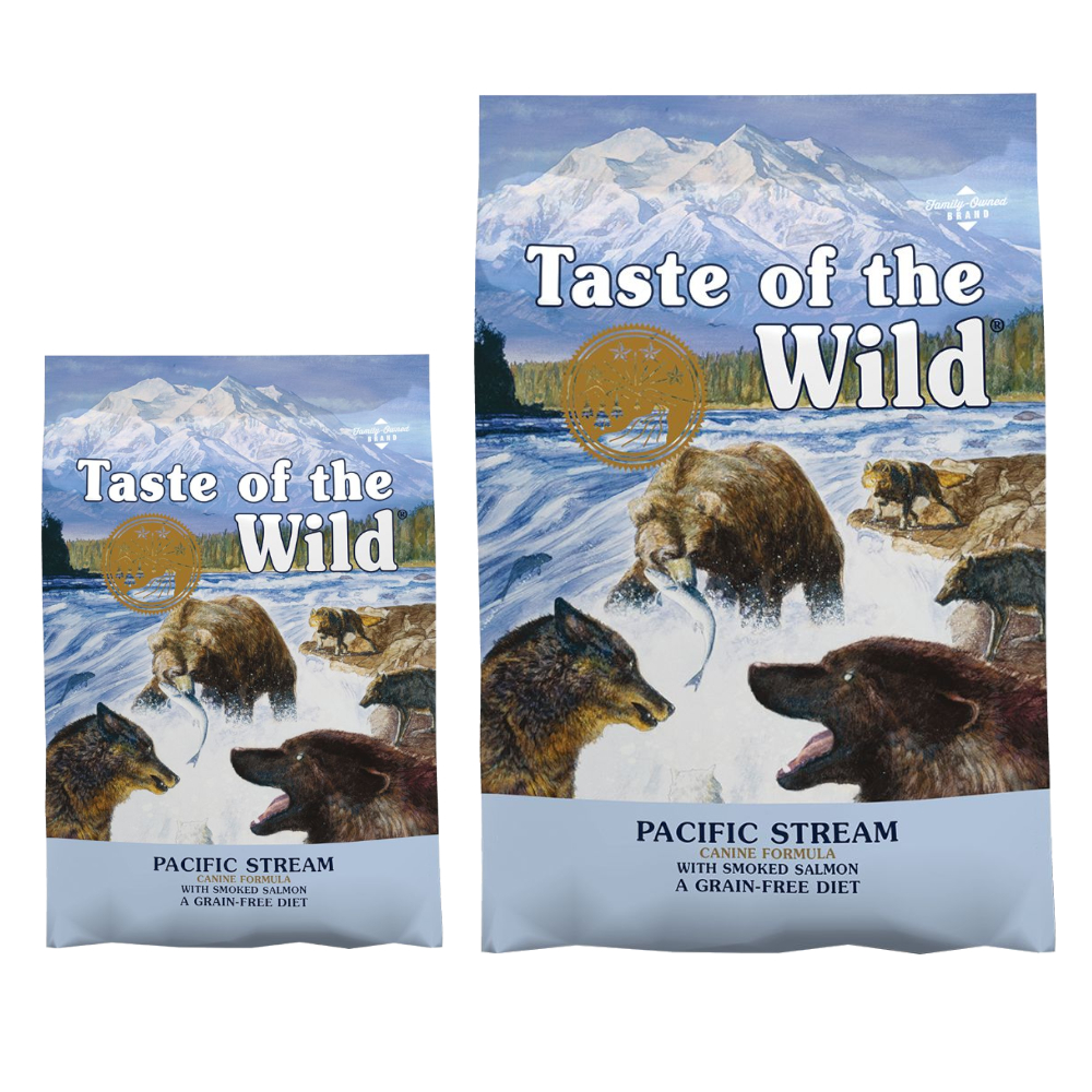 12,2 kg + 2 kg gratis! 14,2 kg Taste of the Wild Hundefutter - Pacific Stream von Taste of the Wild