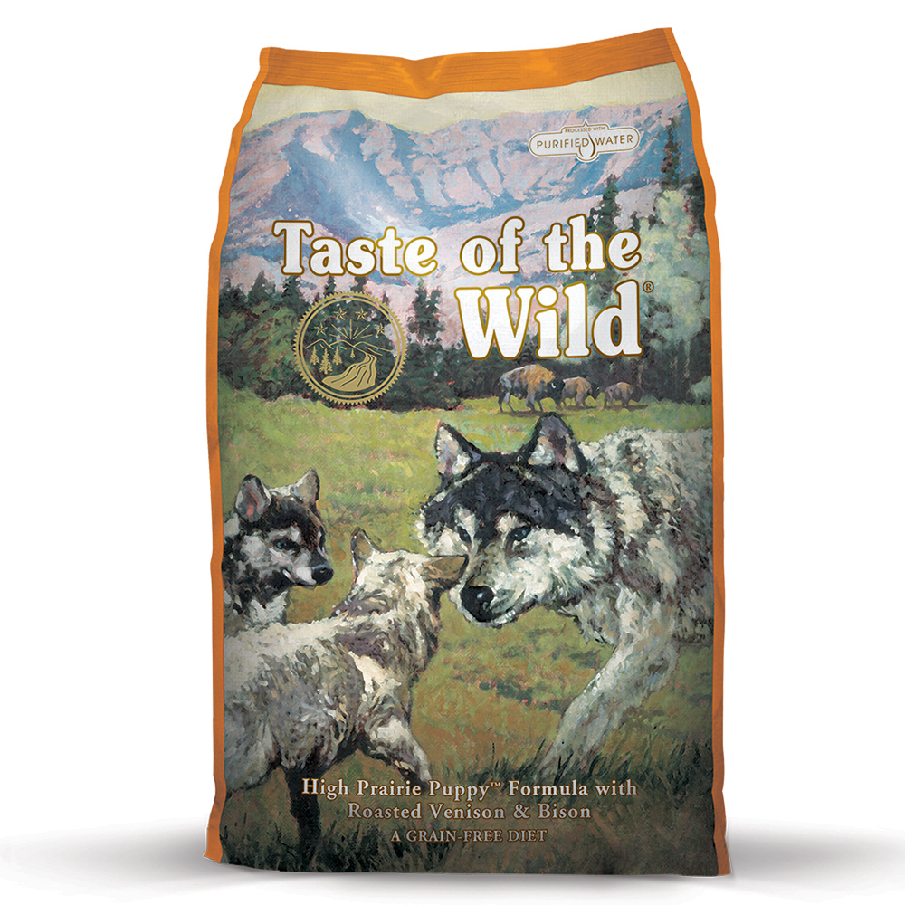 2 + 1 gratis! 3 x 2 kg Taste of the Wild Trockenfutter - High Prairie Puppy von Taste of the Wild