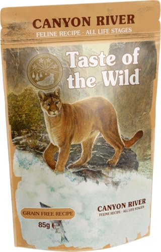 Feline Canyon River Chunks in Gravybeutel, 12 x 85 g Feline Canyon River Chunks in Gravybeutel, 12 x 85 g von Taste of the wild
