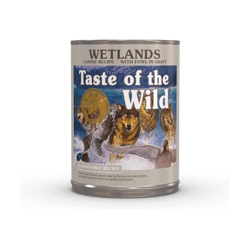 Taste Canine Adult Wetlands Wachtelente Box 12 x 390 g von Taste of the wild