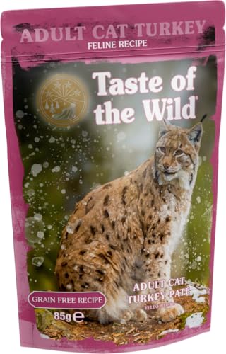 Taste Feline Tüte für Erwachsene, Türkei, 12 x 85 g von Taste of the wild