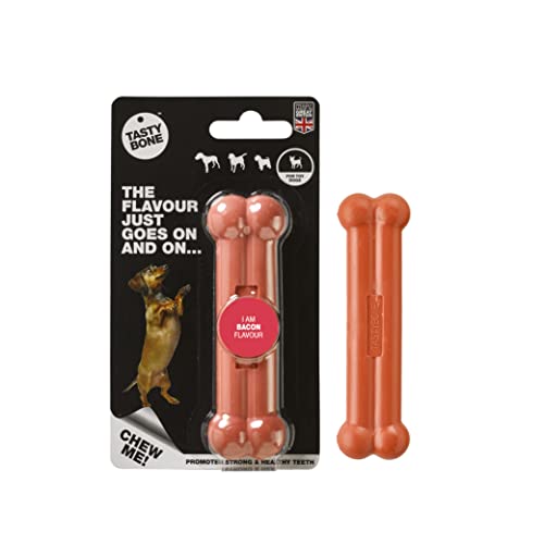 Rosewood 57000 TastyBone extra robustes Hundespielzeug aus Nylon mit Speck-Geschmack, XS Rosewood 57000 TastyBone extra robustes Hundespielzeug aus Nylon mit Speck-Geschmack, XS von Tasty Bone