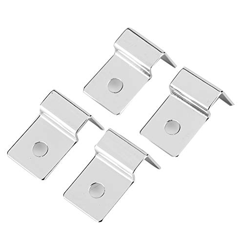 Aquarium-Überdachungs-Haubenclips, 5 Mm, Randloser Deckel, Obere Deckel, Rahmenlos, 12 Mm, 10 Mm, Tank-Clip, Glas-Fischklammer, Klammern, Abdeckung, Unterstützung, 4 Stück, (10mm (4 Teile/Satz)) von Tbest