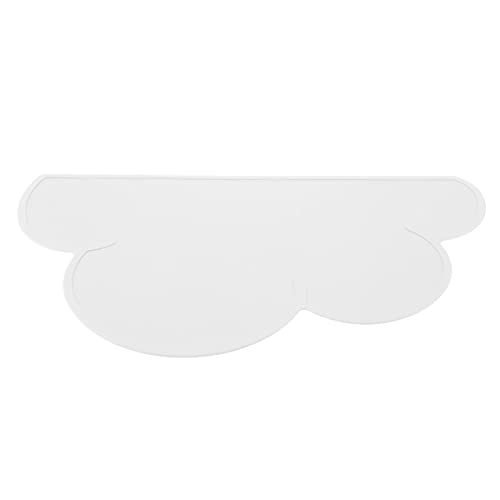 Clound Form Haustier Futternapf Schüssel Matte Hund Welpe Silikon Futter Wasser Tischset Kissen Weiße Futtermatten (White) von Tbest