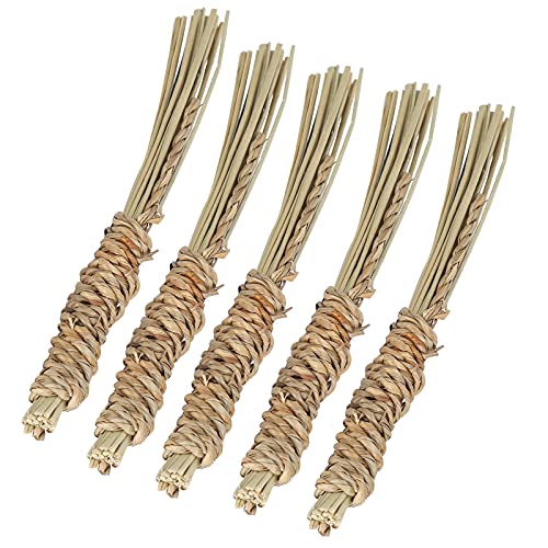 G Chew Toy Seag Kaustangen Stöcke Kaustangen Hamster Seag Sticks Kaustäbchen Haustier Haustier Spielzeug, 5pcs Haustier Natürliche Seag -Kauspiel Spielzeug Kleine Teile Hamster Spielen Kaustocks von Tbest