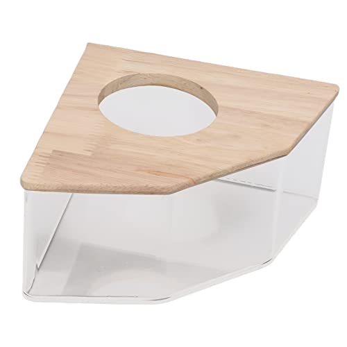 Hamster-Sandbad-Kit Tablett Ecktöpfchen Niteangel für Rennmäuse Syrische Hamster Holzbehälter Rennmaus-Fächer Jackssing Bowl Box Hamster-Badebox Rechtwinklig Hamster-Sandbad-Kit Tablett Ecktöpfchen Niteangel für Rennmäuse Syrische Hamster Holzbehälter Rennmaus-Fächer Jackssing Bowl Box Hamster-Badebox Rechtwinklig von Tbest