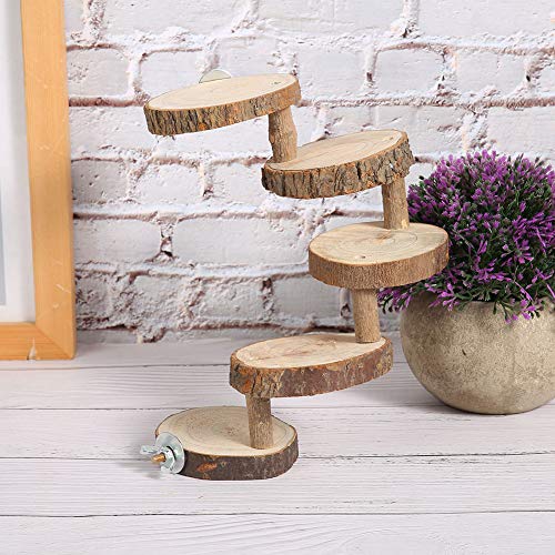 Hamster Spiral Leiter STS Holz Hamster Spielzeug Spielzeug Hamster Leiter Haustier Spielzeug Käfig Spielzeug, 5 Schichten Holz Hamster Leiter Spielzeugklettern St. Hamster Spiral Leiter STS Holz Hamster Spielzeug Spielzeug Hamster Leiter Haustier Spielzeug Käfig Spielzeug, 5 Schichten Holz Hamster Leiter Spielzeugklettern St. von Tbest