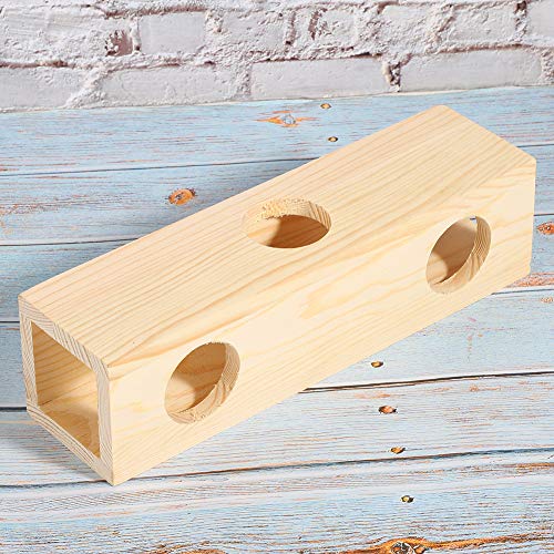Hamster Tunnel Hamster Tube Spielzeug Haus Haustiere Lagen, Tunnel Holzrohrhaus Exteon Kleine Haustiere Ing Spielen Übung Spielzeug (75x173cm/29,5x68.1in Einzeilenform) von Tbest