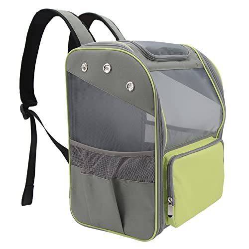 Haustiertrage-Rucksack, Hundetrage-Rucksack, Atmungsaktiv, für Katzen und Hunde, für Wandern, Reisen, Outdoor, für Haustiere Bis zu 16, 5 Pfund (Yellow von Tbest