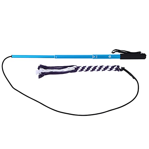 Hundespielzeug Einziehbarer Hundestock Katzen Teaser Zauberstab Katze Hunde Lustiger Stock, Hund Spielzeug Einverrückter Stick Katzen Teaser -Spiel Zauberstab Pet Bekommen Mehr Bewegung (L) von Tbest
