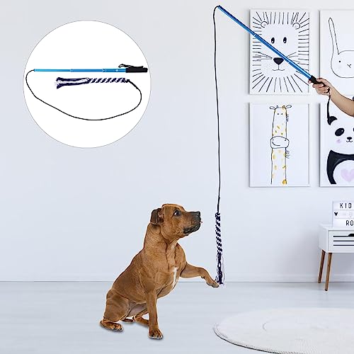 Hundespielzeug Einziehbarer Hundestock Katzen Teaser Zauberstab Katze Hunde Lustiger Stock, Hund Spielzeug Einverrückter Stick Katzen Teaser -Spiel Zauberstab Pet Bekommen Mehr Bewegung (S) von Tbest