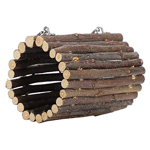Ing Hamster Aries Tunnel Holz Tunnel Spielzeug Haustuntunnel Spielzeug Hamster Kaut Käfig, Kauspielzeug Ing B Kleine Tiere Haustier Käfigspielzeug (Hakentyp) von Tbest