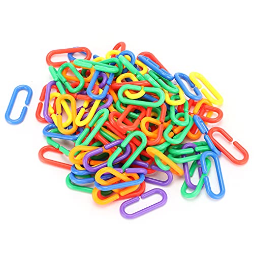 SS -Spielzeug, Vogelspielzeug Plastikkette Vogel Spielzeug Plastik Cclips Haken Kettenglieder Eonal Vogelkauspielzeug SS -Spielzeug, Vogelspielzeug Plastikkette Vogel Spielzeug Plastik Cclips Haken Kettenglieder Eonal Vogelkauspielzeug von Tbest