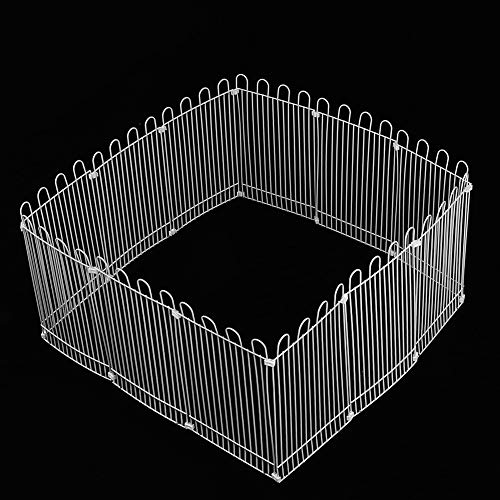 Sterfence Hamster Playpen Hamster Zaun Playpen Pet Playpen Pet Zaun Playpen, Kleine 12 -PCS -Farbbeschichtung und Netto -Hamster -Zaun -Spielzeug mit 28 PCS Plastik LE FÜR GE Guinea Pig BIT von Tbest