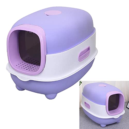 TBEST STILL Katzentoilette, Geschlossene Katzendrüsenbox Ea Großer SPL -Proof -Geruchskontrolle Geschlossener Katzenkatze Toilettenbox für Haustier -Lagen TBEST STILL Katzentoilette, Geschlossene Katzendrüsenbox Ea Großer SPL -Proof -Geruchskontrolle Geschlossener Katzenkatze Toilettenbox für Haustier -Lagen von Tbest
