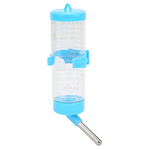 Tbest Futter- und Tränkezubehör, Hamster-Wasserflaschenspender, Automatischer Tropffreier Hamster-Trinkbrunnen für Kleintiere, Blau, 125 Ml (125 ml) von Tbest