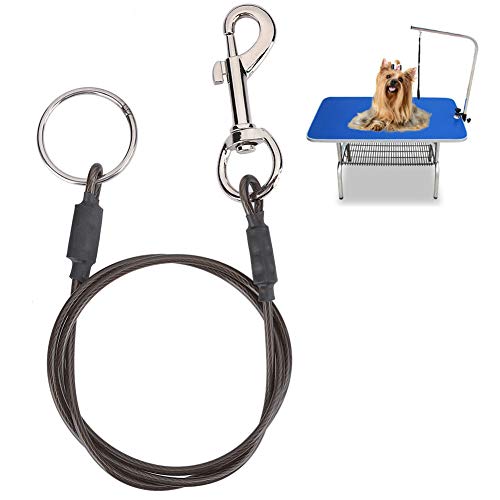 Tbest Grundleine, Grundlegende Leinen Verpackte Stahldraht -Leinen Pet Fixed Seilpfeilungskabel Single -Loop für Haustierdusche Baden Tbest Grundleine, Grundlegende Leinen Verpackte Stahldraht -Leinen Pet Fixed Seilpfeilungskabel Single -Loop für Haustierdusche Baden von Tbest