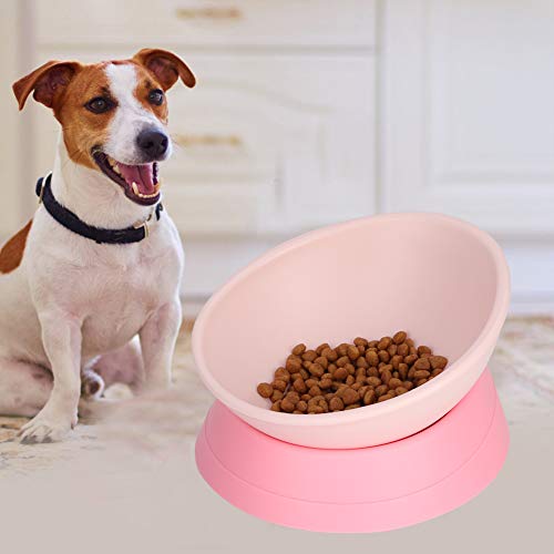 Tbest Haustiere Schüssel Haustiere Tilted Bowl Fütterung Cateeder Schöne Haustierschale, Haustier Schüssel Hunde Katze Tilted Pet Bowls Schüssel Schöne Fütterung Plieor Hunde Cateeder （e） (#1) von Tbest