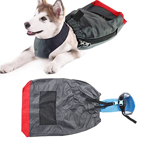 Tbest Haustierprodukte Ochsentuch Anti-Stch Verletzungen von Haustieren Innen Ionische Tasche Pyzed Dog Drag Pouco Ionische Produkte (L) von Tbest
