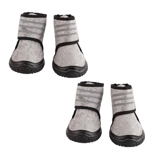 Tbest Haustierprodukte Schuhe für Haustiere, rutschfeste Stiefel für Hunde, Outdoor-Kleidung für kleine, mittelgroße und große Hunde (Größe 90) von Tbest