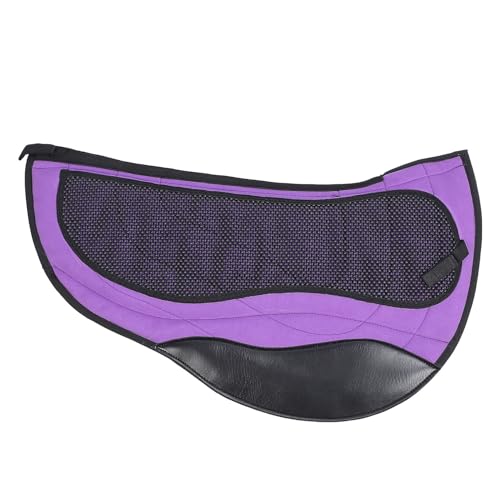 Tbest Nicht -Slip -Sattel Sattel Pad Anti Slip Equestrian Pad Resistant Horse mit Lammfleece Innenschicht und Mikrofaserleder für Reitbehörden Tbest Nicht -Slip -Sattel Sattel Pad Anti Slip Equestrian Pad Resistant Horse mit Lammfleece Innenschicht und Mikrofaserleder für Reitbehörden von Tbest