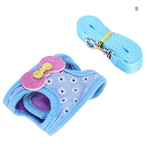 Tbest Pet Le Pet Harn Bit Walking Cat Chest Stet Pet Lagen, Le Harn Atmungsaktive Brustst -Traktion Weste für Bit Hamster Kleines Haustiertier (S) von Tbest